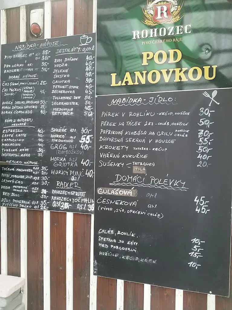 Menu_Občerstvení Pod Lanovkou_Tanvald_image_2
