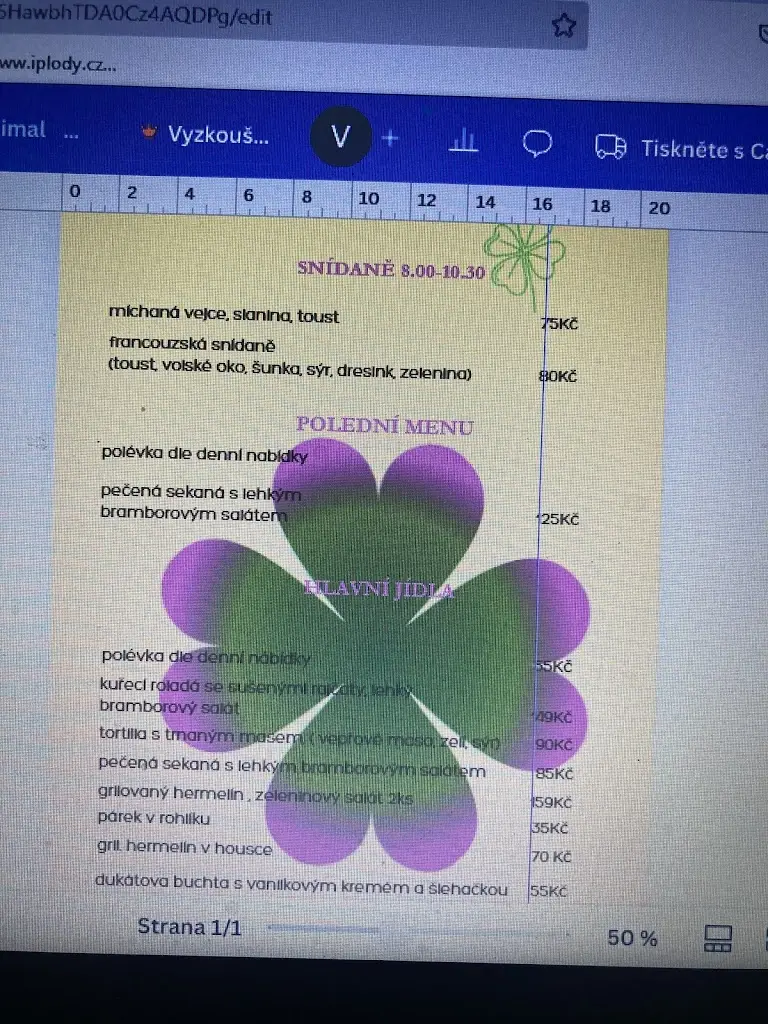 Menu_Kafe Bistro Pohoda_Tanvald_image_3