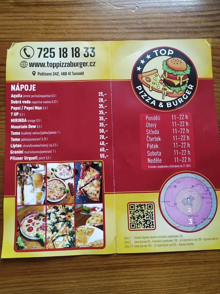 Menu_Top pizza & burger_Tanvald_image_1