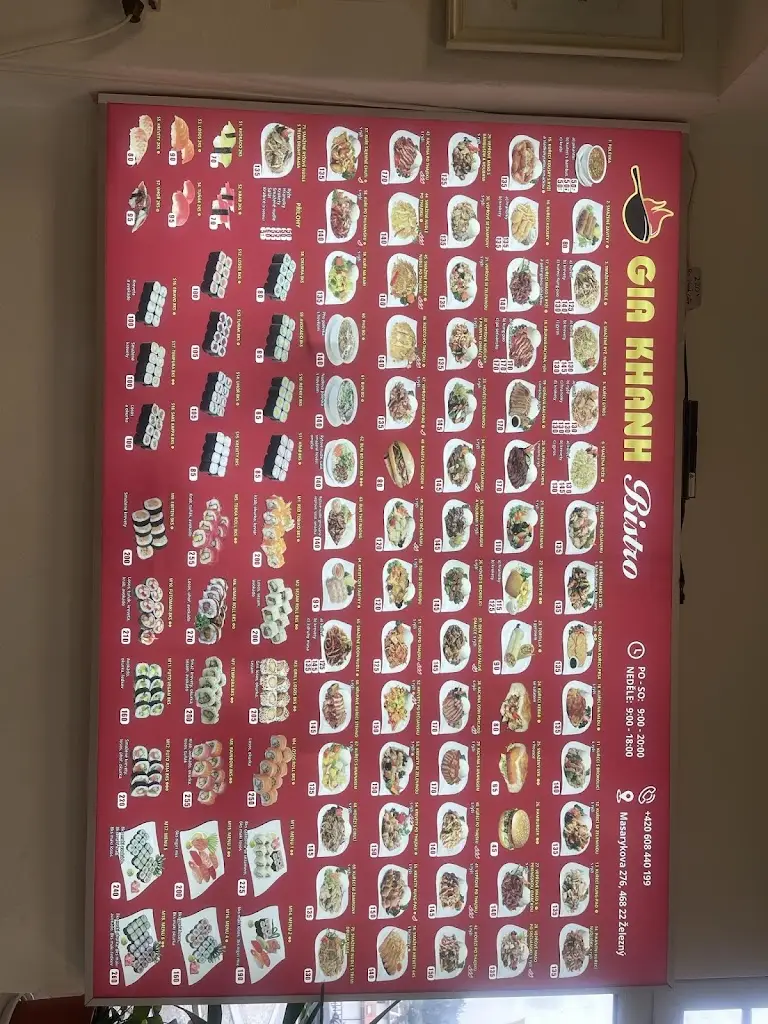 Menu_GIA KHANH BISTRO_Železný Brod_immagine_1