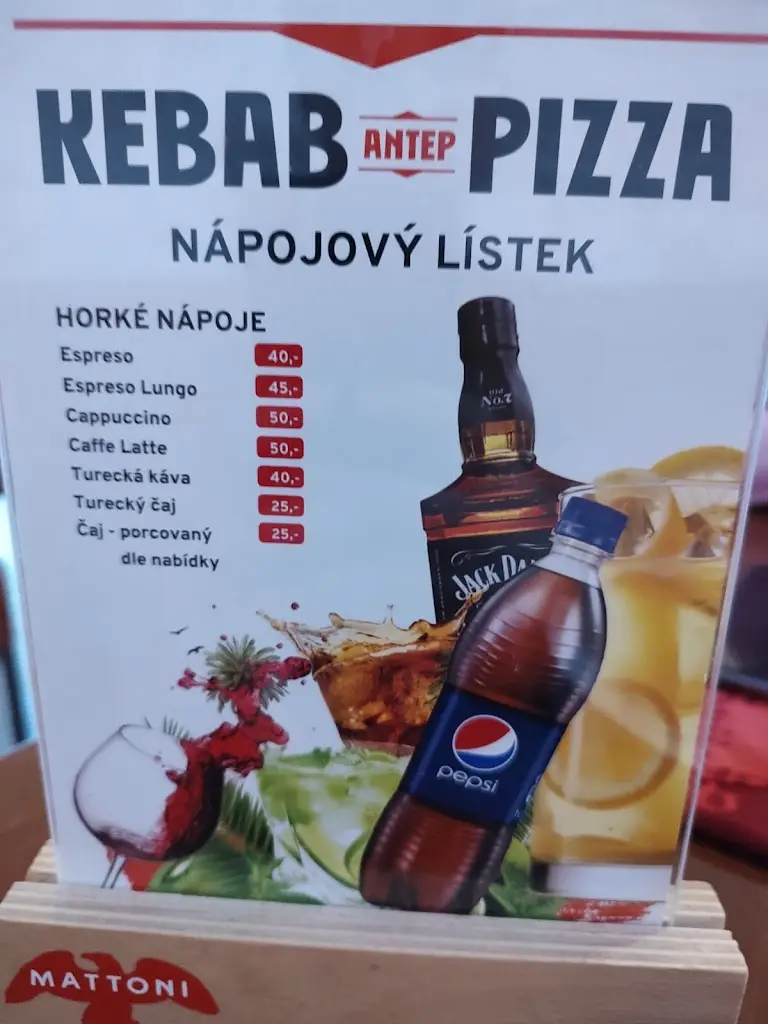 Menu_KEBAB & PIZZA ANTEP Železný Brod_Železný Brod_immagine_4