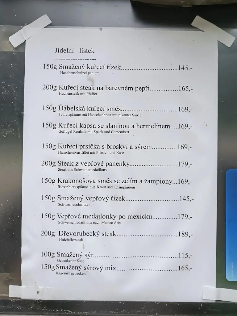 Menu_Restaurace U Pyrámu_Železný Brod_image_2