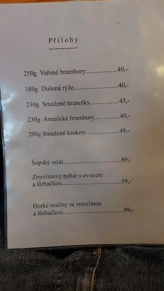 Menu_Restaurace U Pyrámu_Železný Brod_image_3