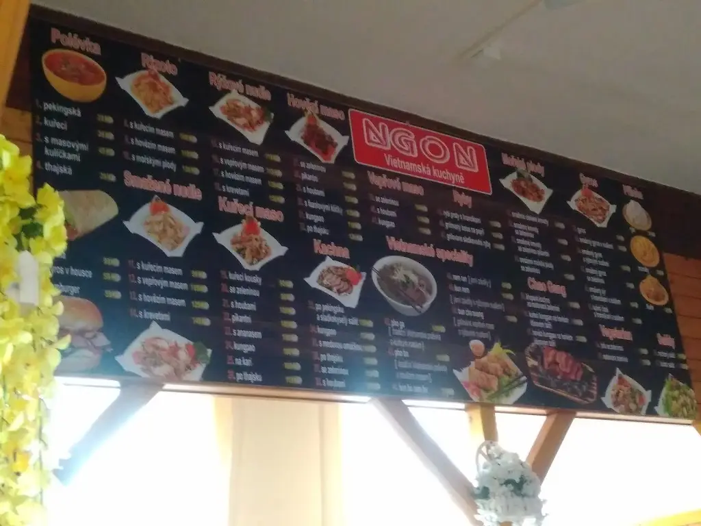 Menu_Restaurace Bar Ngon_Bílovec_immagine_3