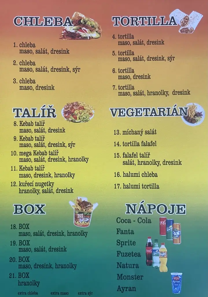 Menu_Ensar kebab_Bílovec_image_1