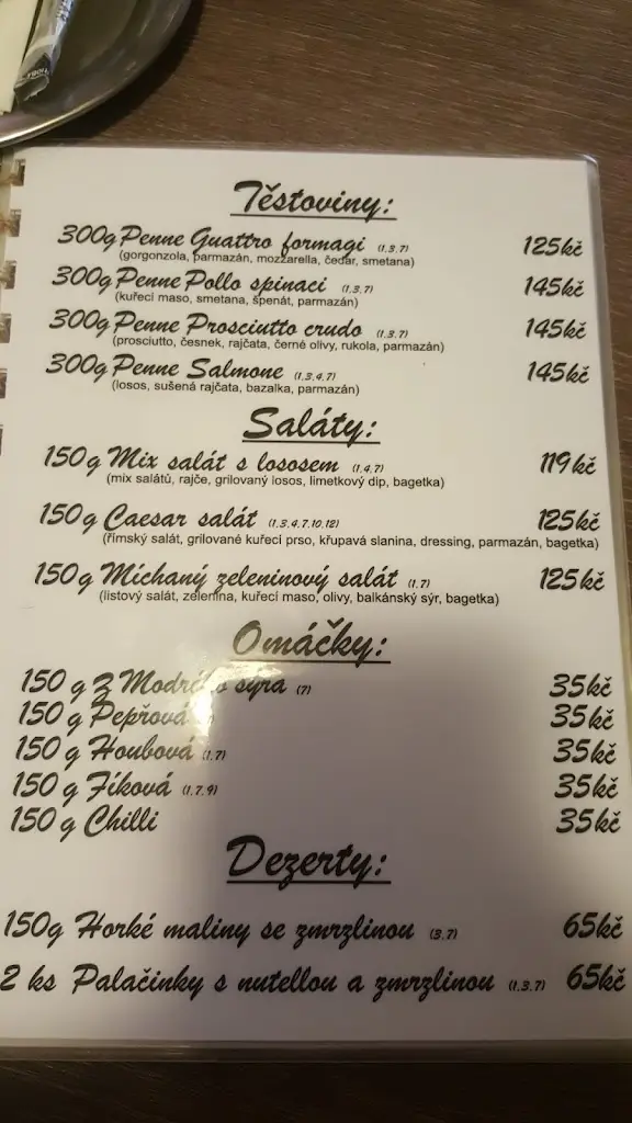 Menu_Restaurace a sportoviště Bílov_Bílovec_image_4
