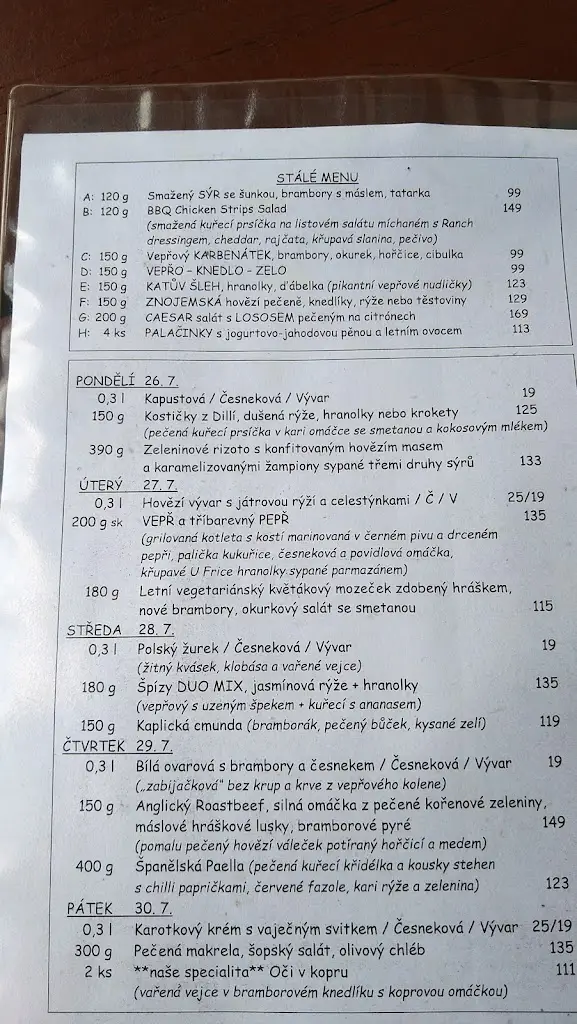 Menu_MOTOREST R 11_Brumovice_image_2