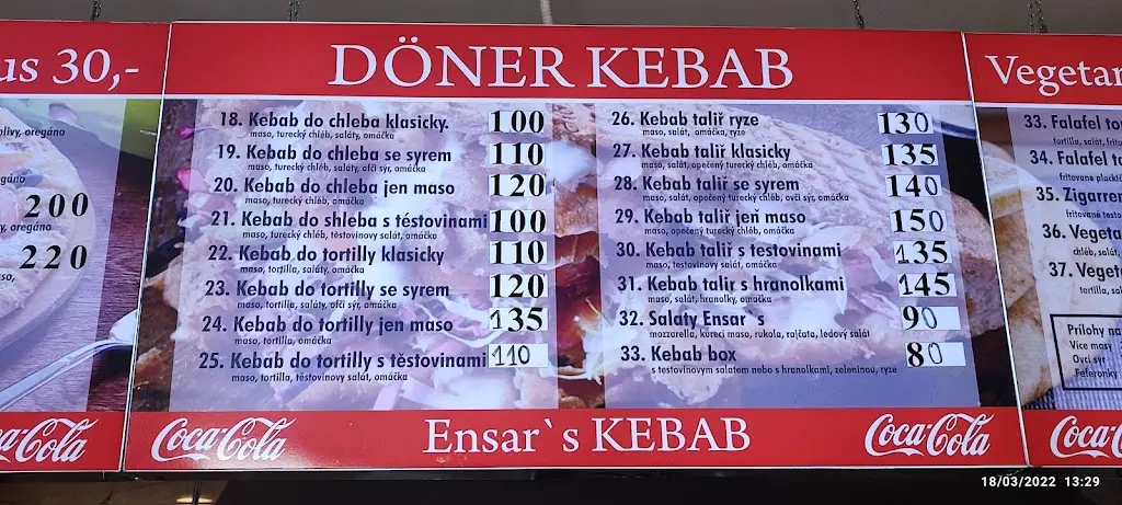 Menu_Ensar's Kebab_Bolatice_image_1