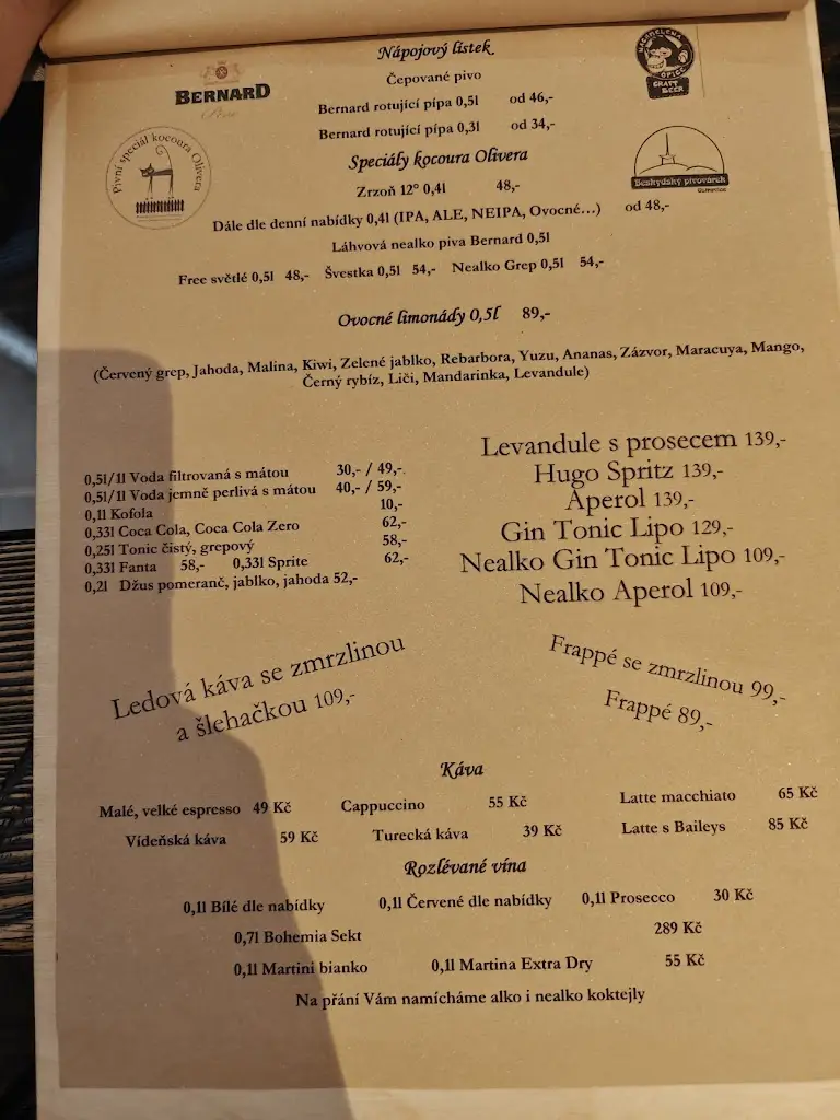 Menu_Restaurace U Kocoura Olivera_Bohumín_image_2