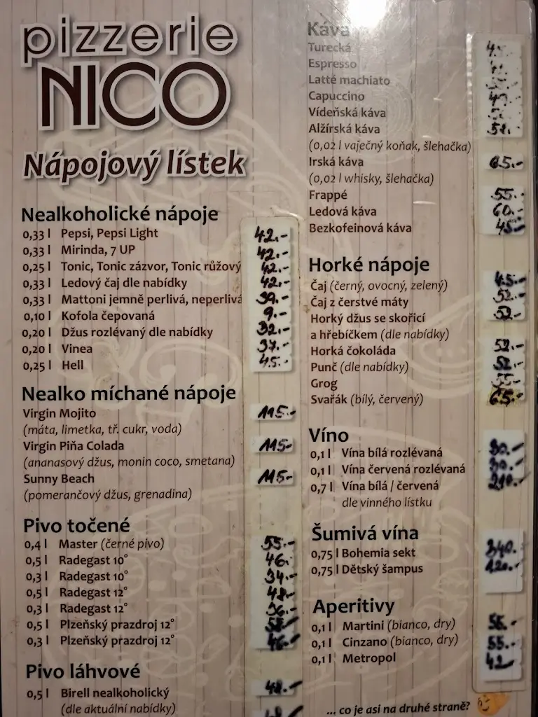 Menu_Restaurace NICO_Bohumín_image_1