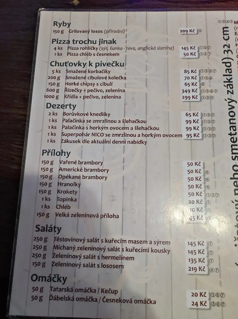 Menu_Restaurace NICO_Bohumín_image_3