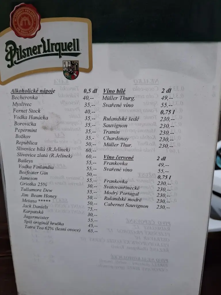 Menu_Zlatý Jelen_Bohumín_image_1