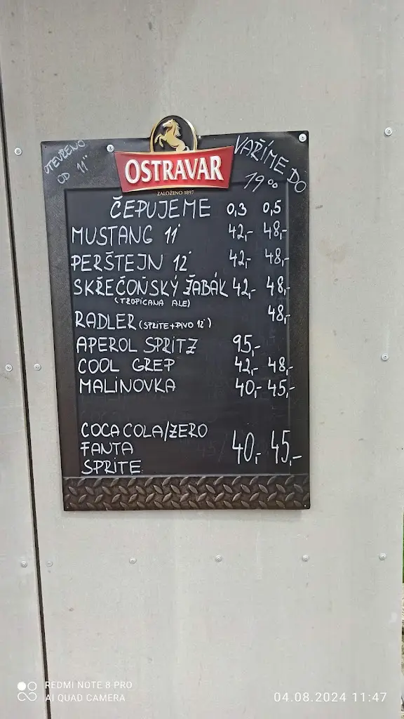 Menu_Občerstvení Kališák_Bohumín_image_2