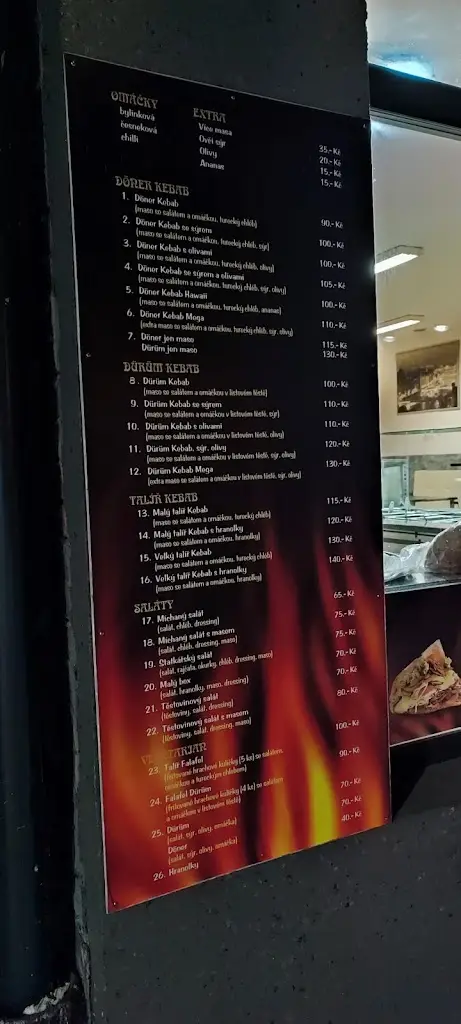 Menu_KEBAB HOUSE_Bohumín_immagine_1