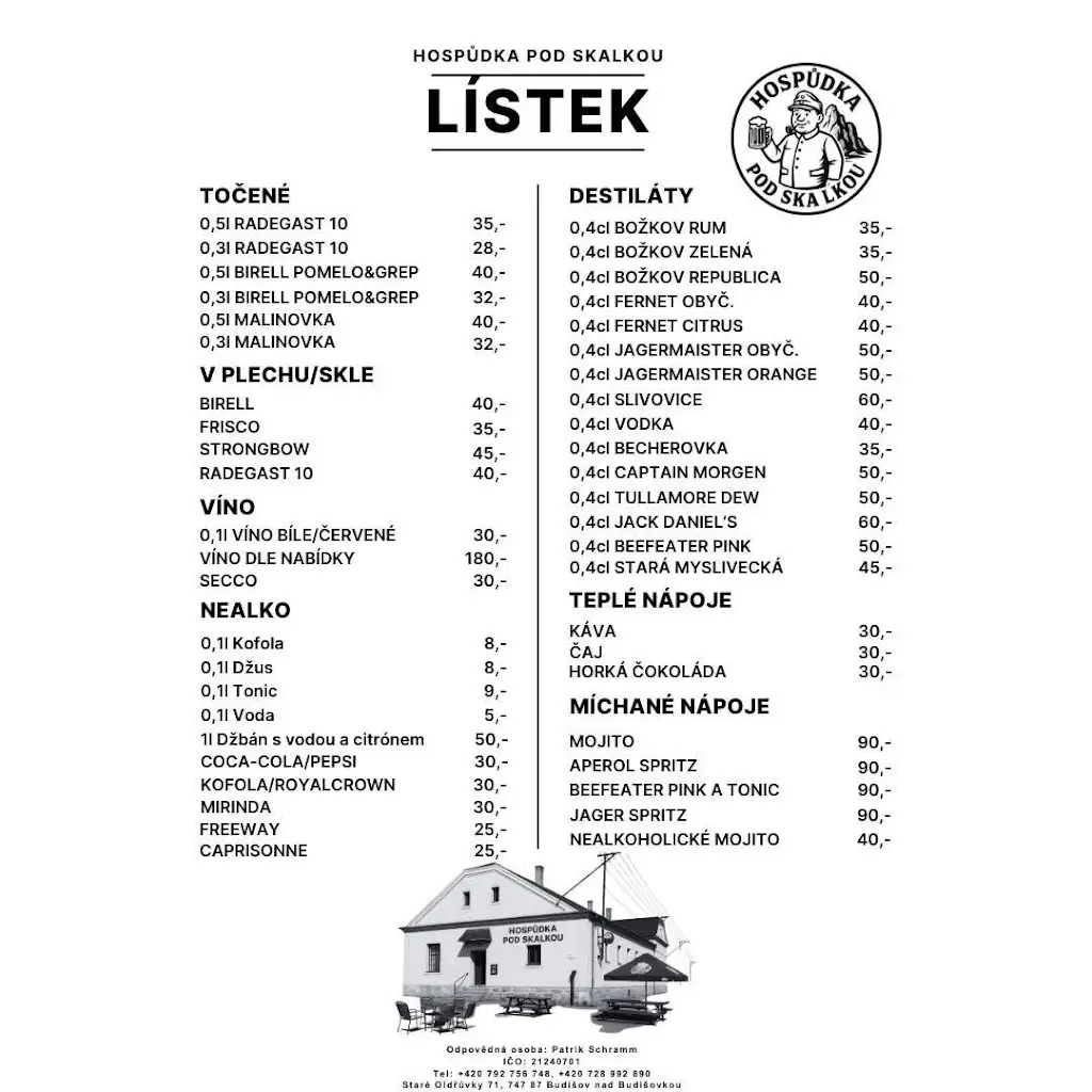 Menu_Hospůdka pod Skalkou_Budišov nad Budišovkou_image_1