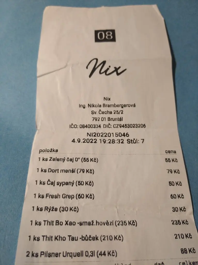 Menu_Nix Bistro and Bar_Bruntál_image_4