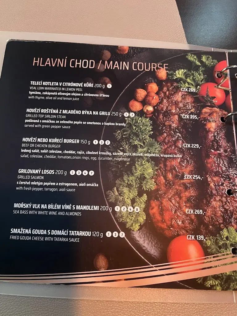 Menu_Affinity restaurant & bar_Bruntál_image_1