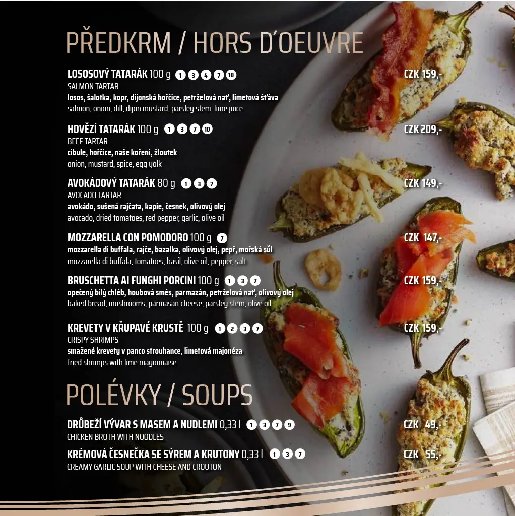 Menu_Affinity restaurant & bar_Bruntál_image_2