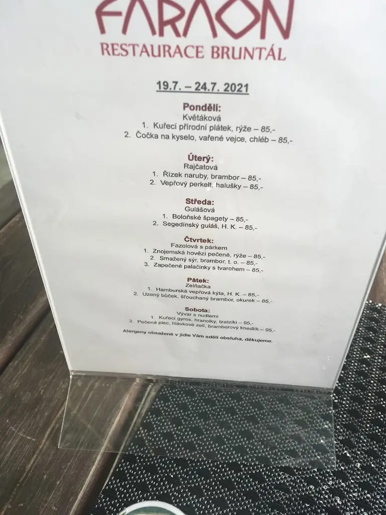 Menu_Restaurace Faraon_Bruntál_image_1