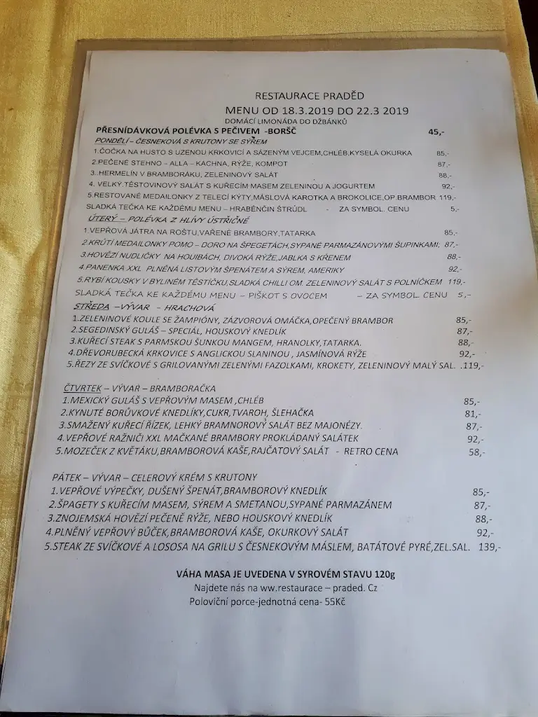 Menu_Restaurace Praděd_Bruntál_image_3