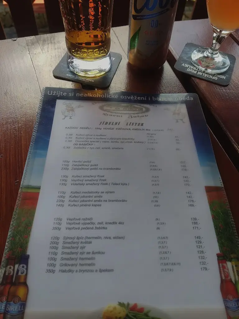 Menu_Hospůdka Na Kopci_Chotěbuz_immagine_2