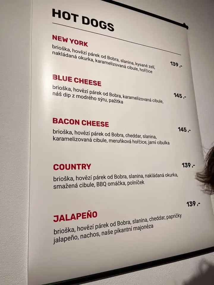 Menu_Holy Cow - Hot Dogs & Burgers_Český Těšín_image_2