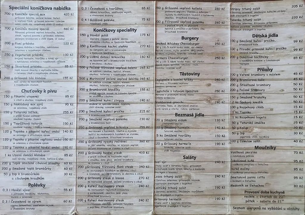 Menu_Hostinec a pension U Koníčka_Dobratice_image_4