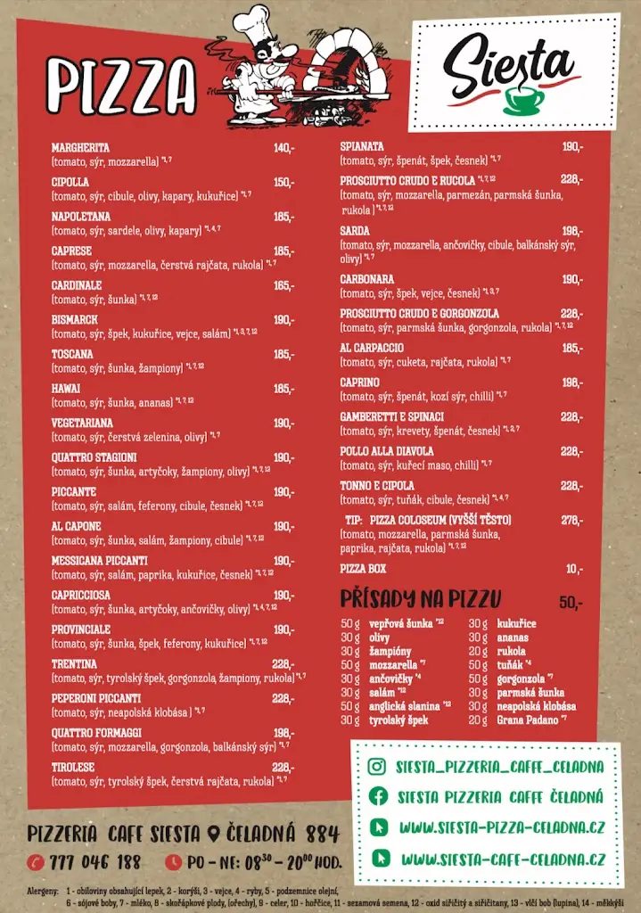 Menu_Siesta Čeladná Pizzeria_Čeladná_image_3