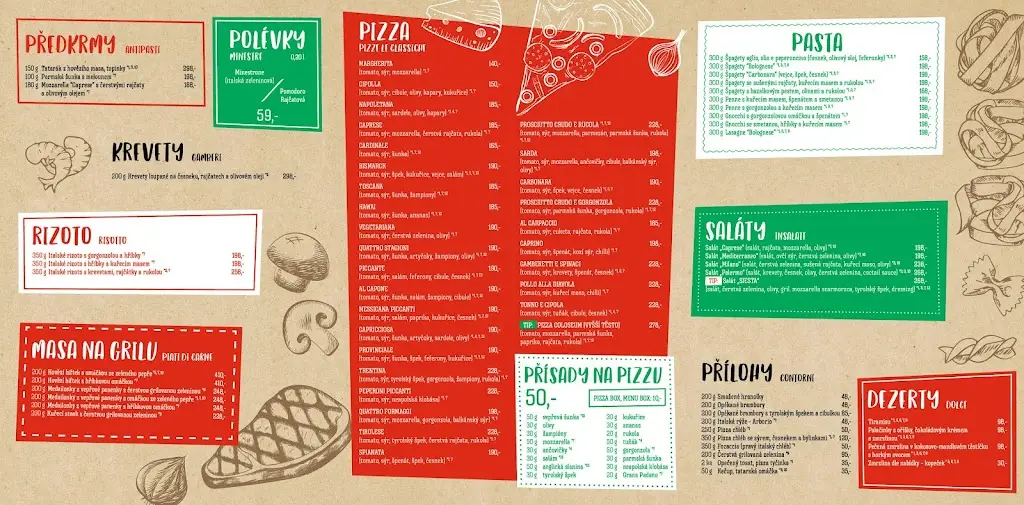 Menu_Siesta Čeladná Pizzeria_Čeladná_image_4