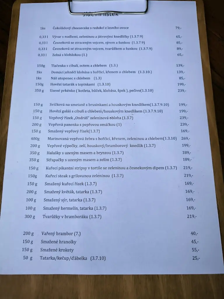 Menu_Restaurace U Pařezu_Čeladná_image_3
