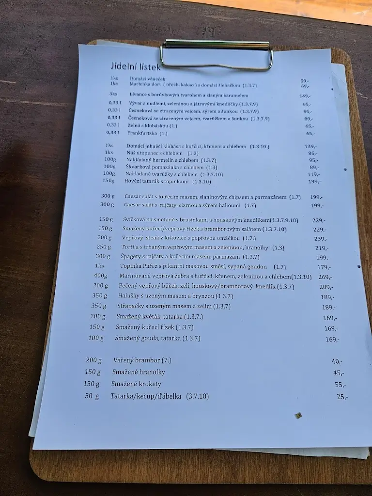 Menu_Restaurace U Pařezu_Čeladná_image_4