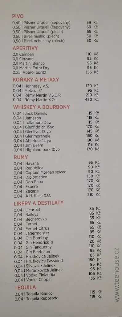 Menu_Tee house restaurace_Čeladná_image_2