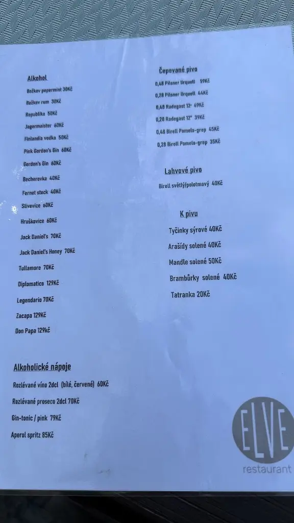 Menu_ELVE restaurant_Dolní Benešov_image_2