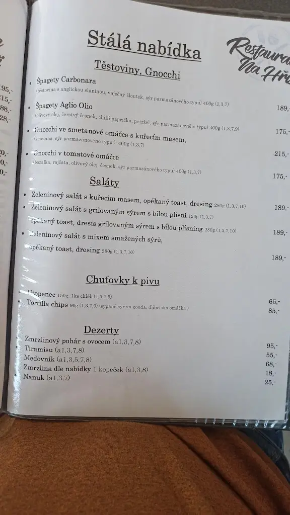 Menu_Restaurace Na Hristi_Dolní Benešov_image_3