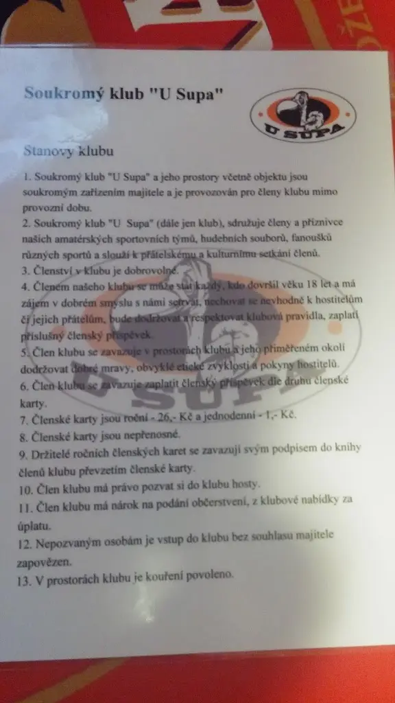 Menu_Pivnice U Supa_Dolní Benešov_image_2