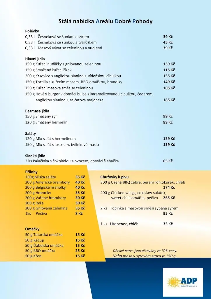 Menu_Areál dobré pohody_Dolní Životice_immagine_3