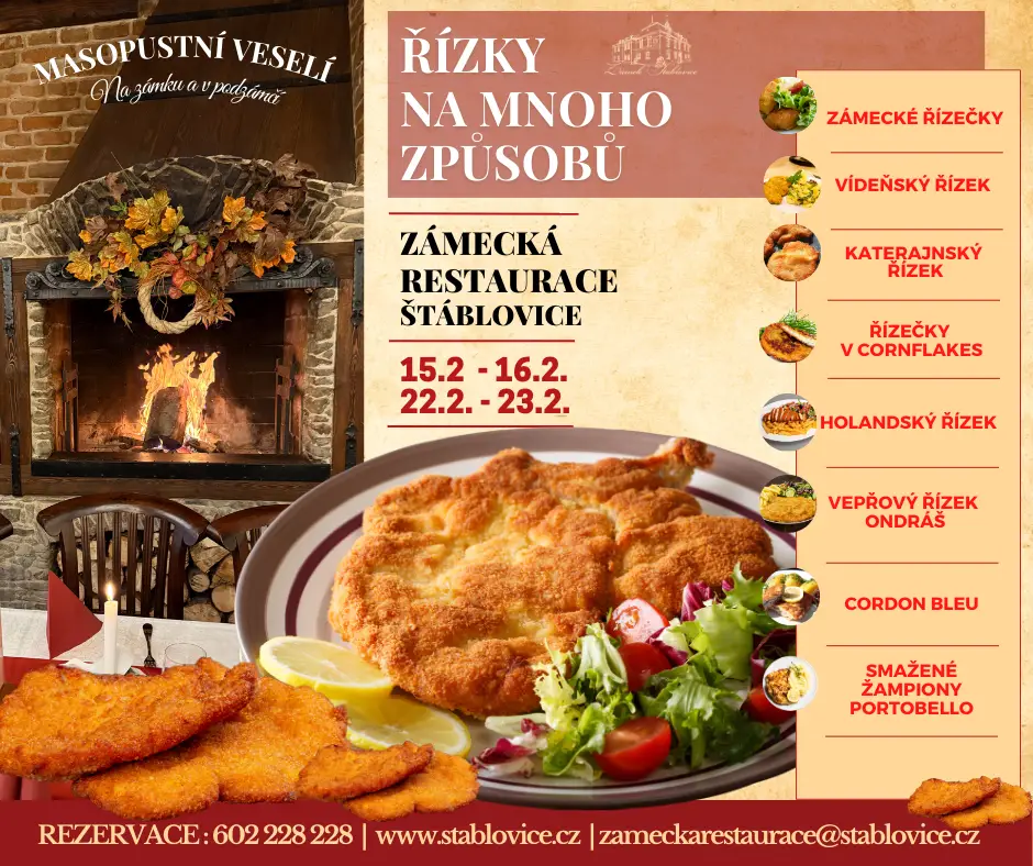 Menu_Zámecká restaurace Štáblovice_Dolní Životice_immagine_1