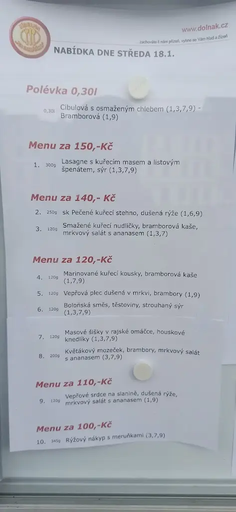 Menu_Jídelna 