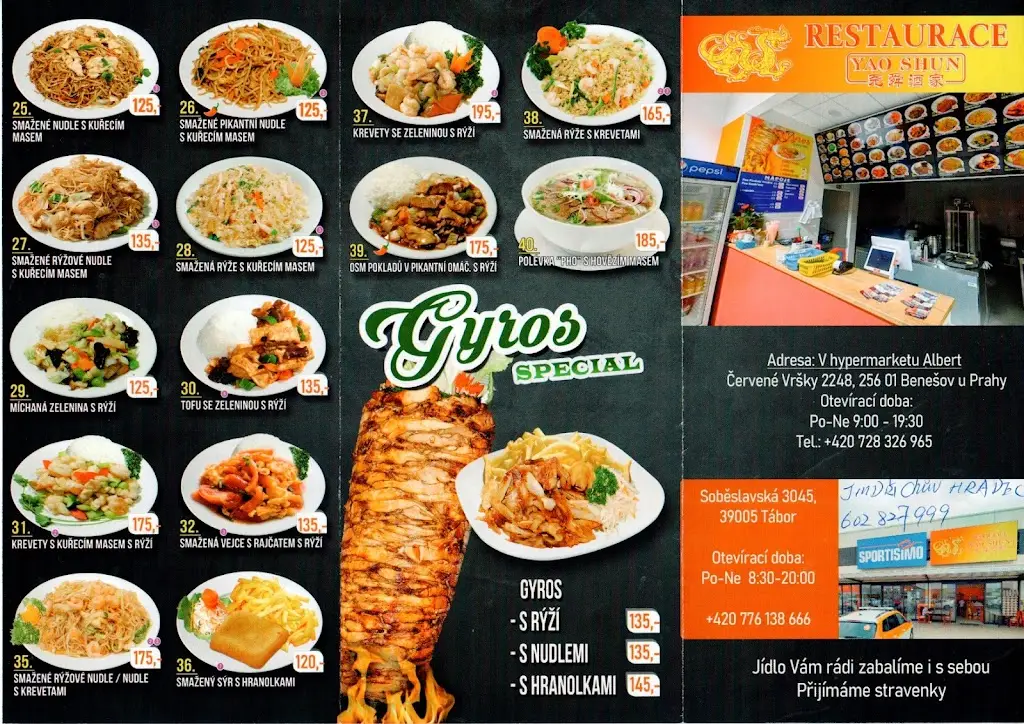 Menu_Restaurace Yao Shun_Jindřichův Hradec_image_3