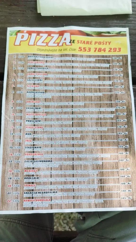 Menu_Pivnice Na Staré Poště_Dolní Životice_image_4