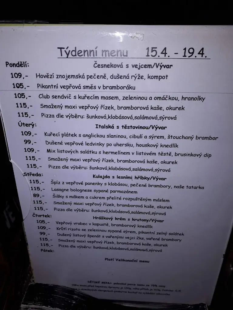 Menu_Restaurace Split | Opava_Dolní Životice_image_2