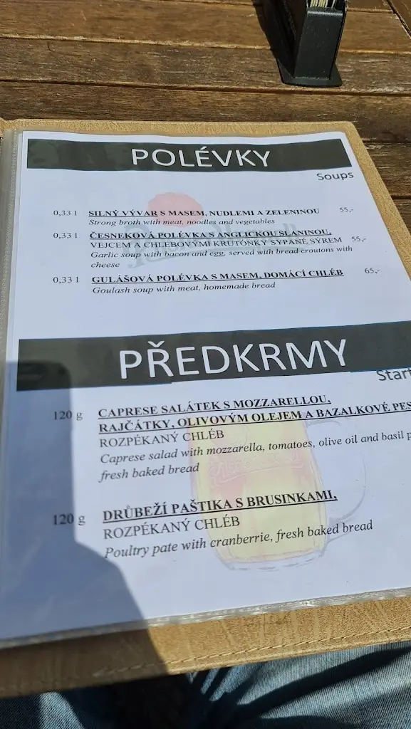 Menu_U BÍLÉHO KONÍČKA_Dolní Životice_immagine_3