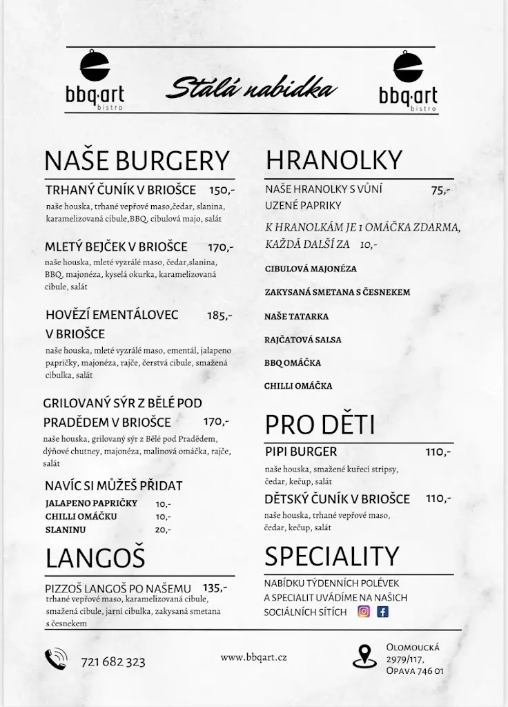 Menu_bbq-art bistro_Dolní Životice_image_1