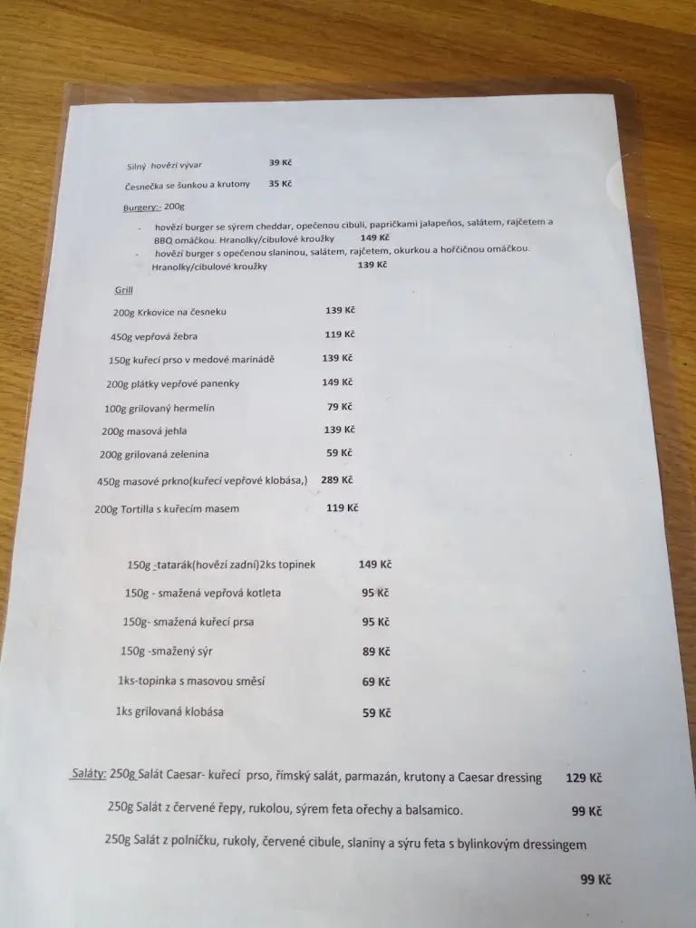 Menu_Tankovna Vajgar_Jindřichův Hradec_image_4