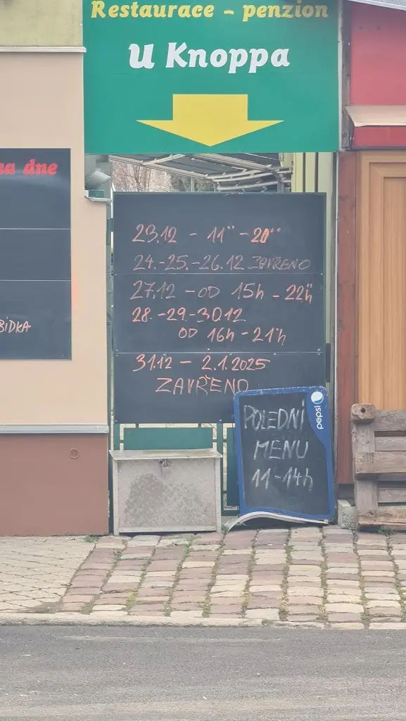 Menu_Penzion U Knoppa - Ubytování s restaurací v Opavě_Dolní Životice_image_1