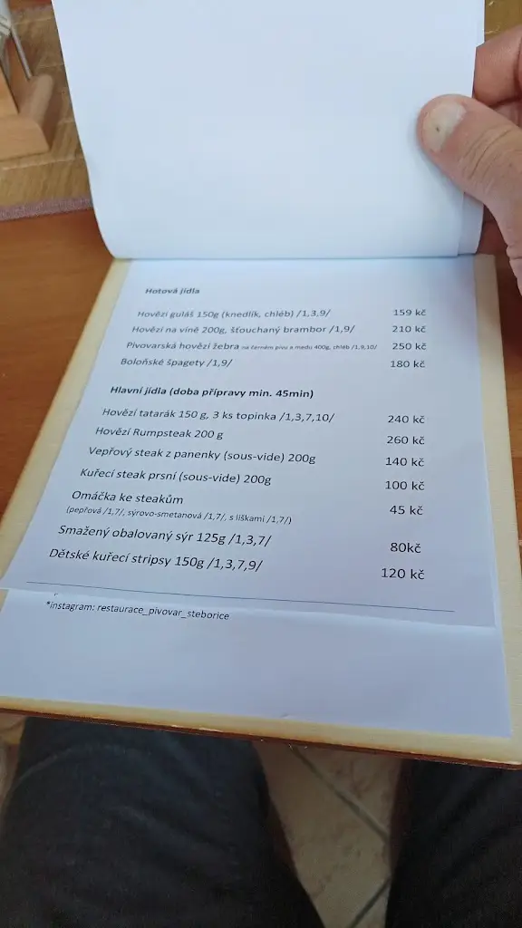 Menu_PIVOVAR Stěbořice s.r.o._Dolní Životice_image_1