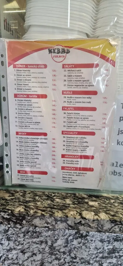 Menu_KEBAB Fulnek_Fulnek_image_2