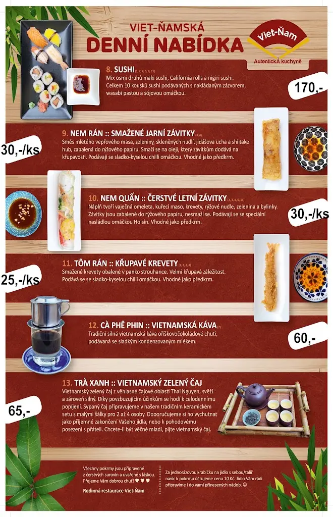 Menu_Viet-Ňam - autentická kuchyně_Jindřichův Hradec_image_2
