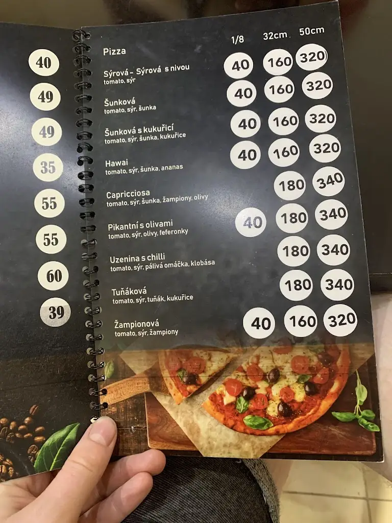 Menu_Pizzeria Baroko_Jindřichův Hradec_immagine_1