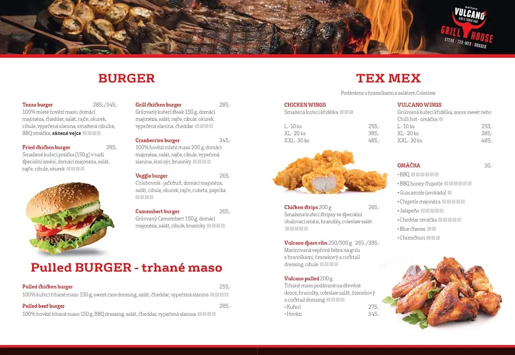 Menu_Vulcano Grill House_Frýdek-Místek_image_3